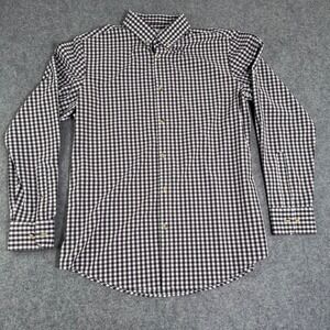 MIZZEN+MAIN LEWAD GINGHAM BUTTON DOWN SHIRT MEN'S LARGE TRIM FIT